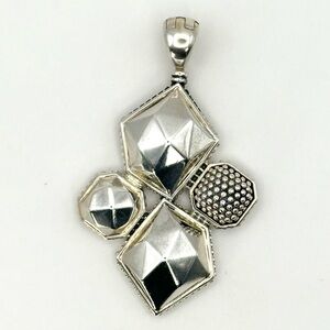 Lagos Sterling Silver Abstract Cross